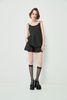Áo Hai Dây Dáng Babydoll Màu Đen