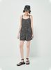 Jumpsuit Hai Dây Họa Tiết Chấm Bi