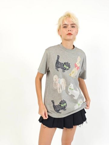 Áo Thun Unisex Họa Tiết Đáng Yêu