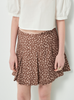 Chân Váy Ngắn Xòe Họa Tiết Da Báo